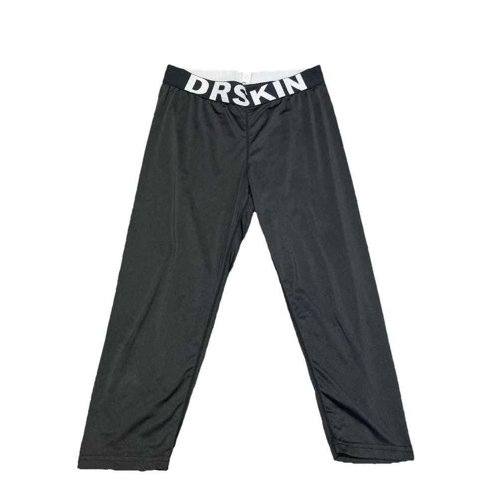 2 Pack DRSKIN Compression Capri Leggings Mens Large Black Athletic Base Layer